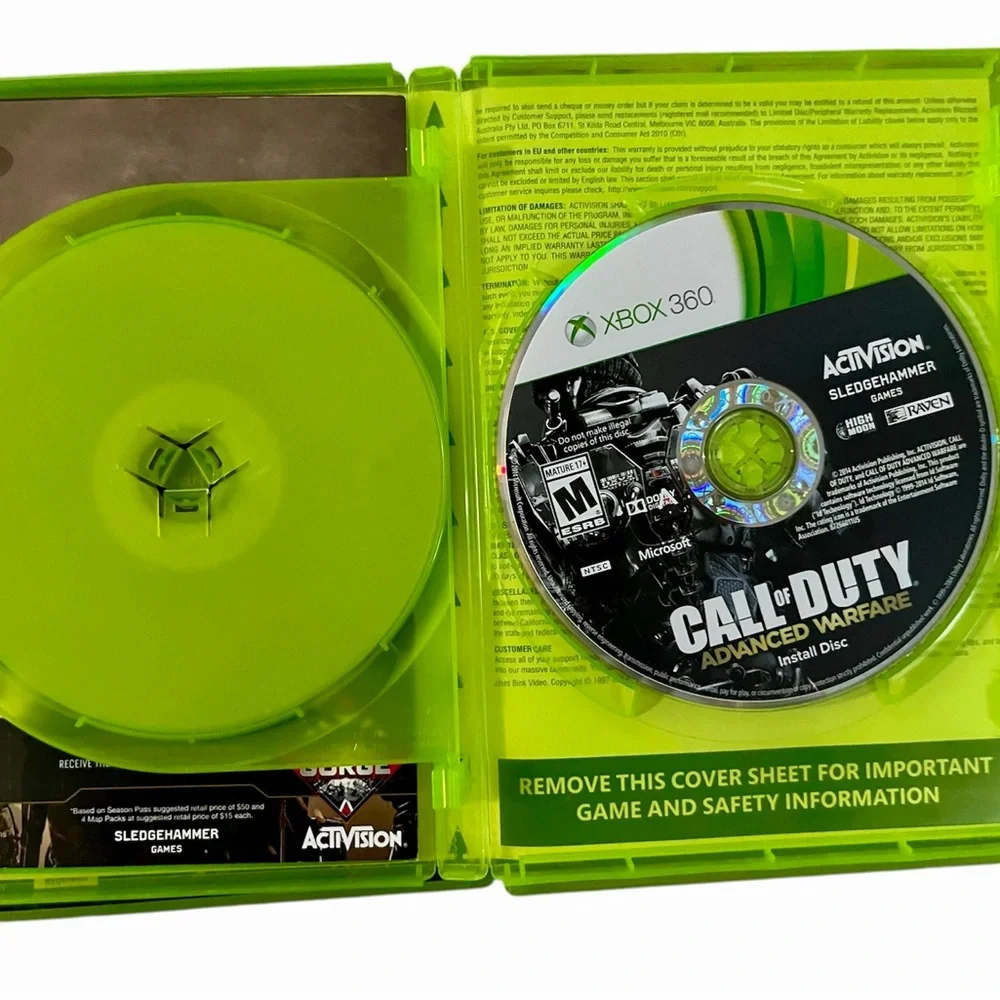 Xbox 360 Call of Duty Lot (4 Games) – Black Ops, MW3, Ghosts, Advanced Warfare